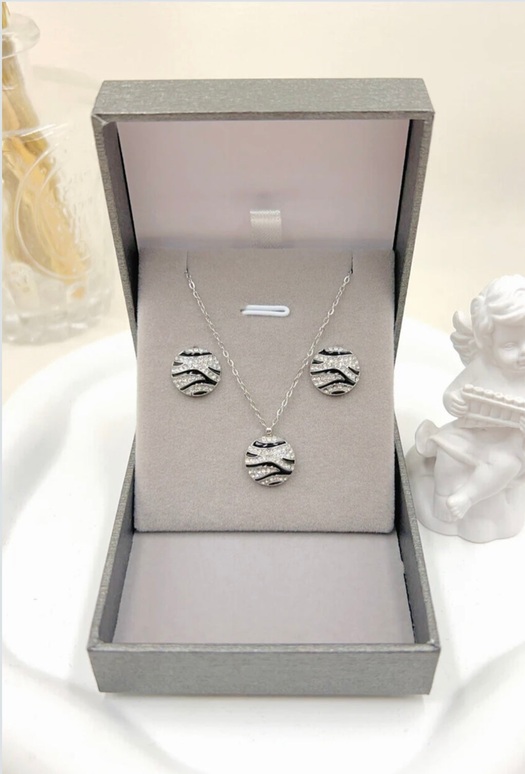 Parure TIGER Argenté